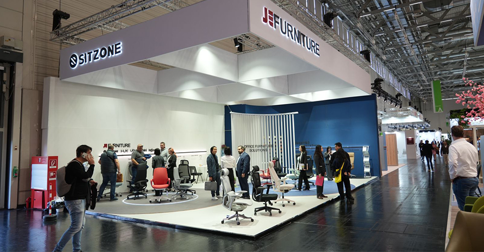 Shining at ORGATEC Once Again! JE Furniture Unleashes Top Design Appeal