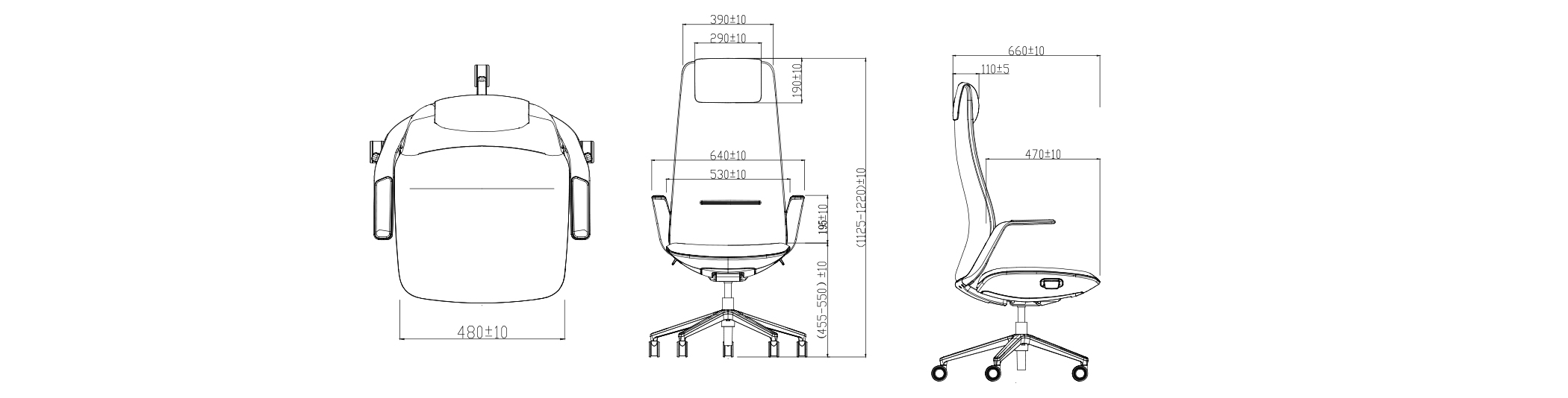 CH-515 | 2024 New Leather Chair by the World-class ITO Design Team