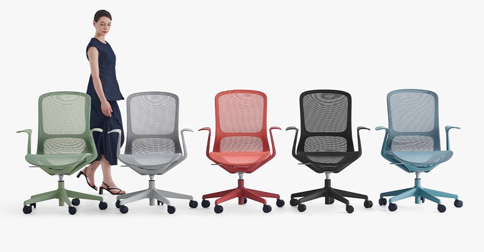 CH-589 Modern Office Chair | Lightweight Ergonomic Design by JE Furniture CH-589 Modern Office Chair | Lightweight Ergonomic Design by JE Furniture