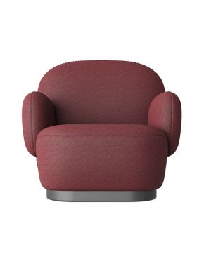 Elegant Fully Upholstered Design with Smooth, Rounded Curves