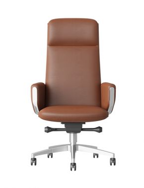 Energize Your Workspace with Almond-inspired Leather Chair